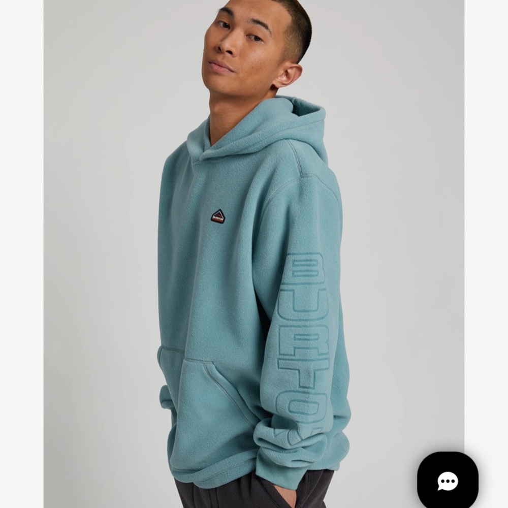 NWT Mens Burton Fleece Hoodie